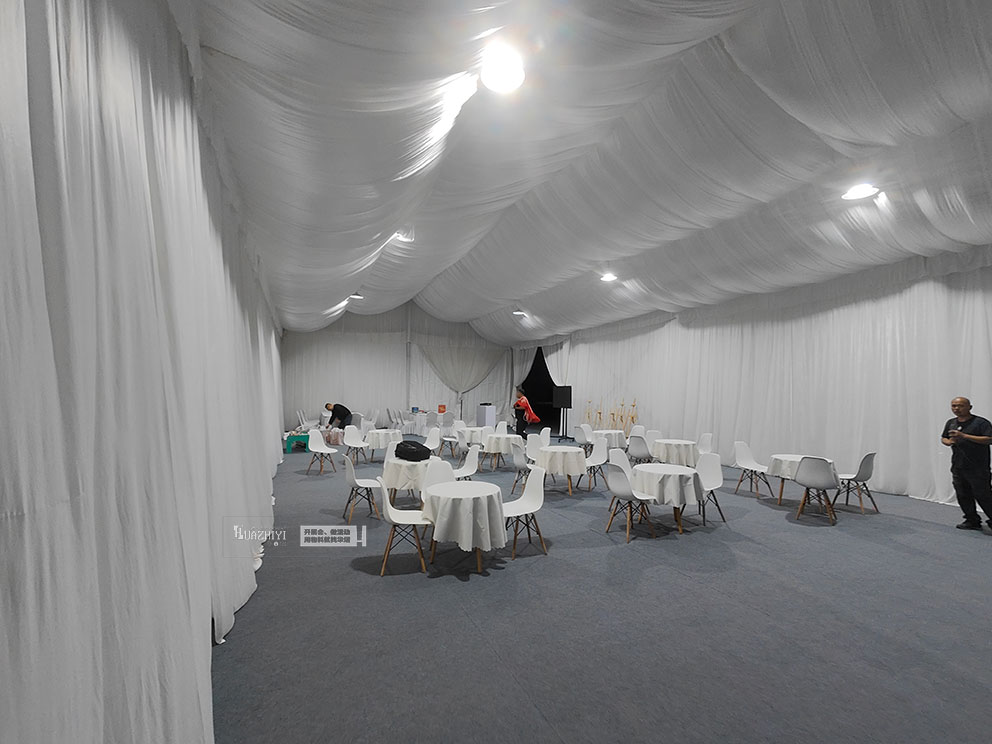 駐馬店篷房租賃助力2025極氪試駕會武漢站